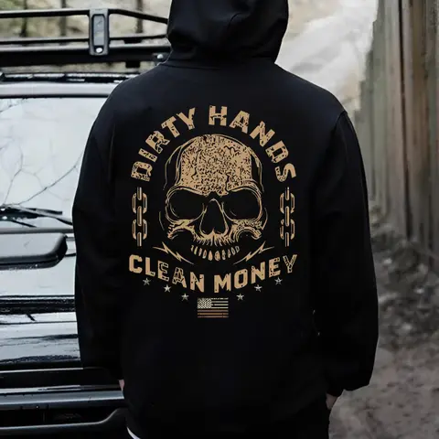 Dirty Hands Clean Money Work Ethic Shirt – Hard Working Man Gift for Dad, Husband, Friend T-Shirt, Sweatshirt, Hoodie