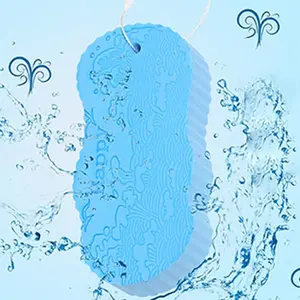 2PCS Ultra Soft Bath Body Shower Sponge,3D Super Soft Exfoliating Bath Sponge,Cojzlx Sponge Bath Sponge for Adults Children and Pregnant Women