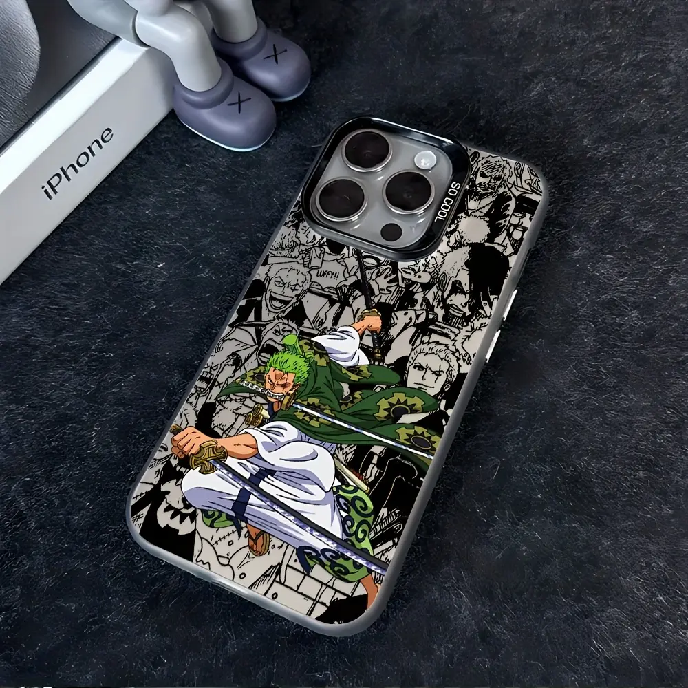 Cartoon Anime One Roronoa Zoro Phone Case for iPhone 17 16e 16 15