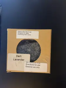 Dark lavender Solid Soap Bar