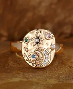 Cosmic Oracle Medallion Ring