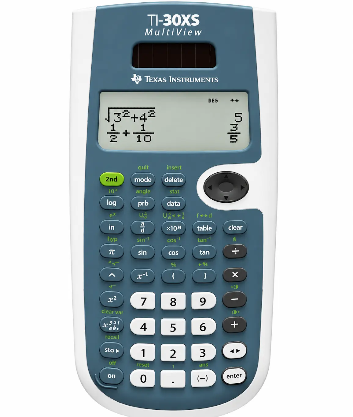 TI-30XS MultiView Scientific Calculator - 4-Line, Powerful Office Stationery & Accounting Supply for High School Math and Science