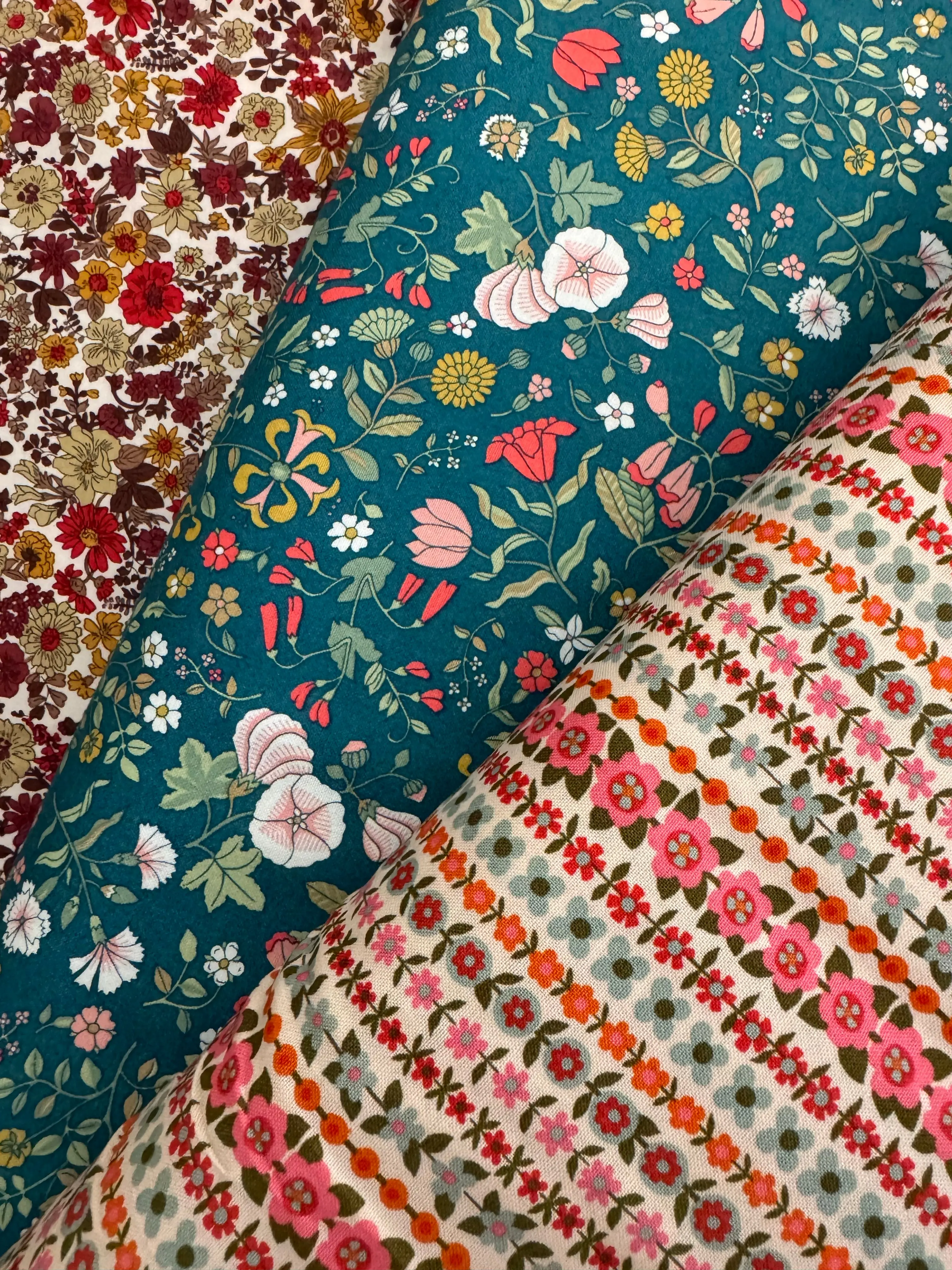 Liberty of London Autumn Harvest Fat Quarter Fabric Pack - Sewing & Craft Textile Bundle