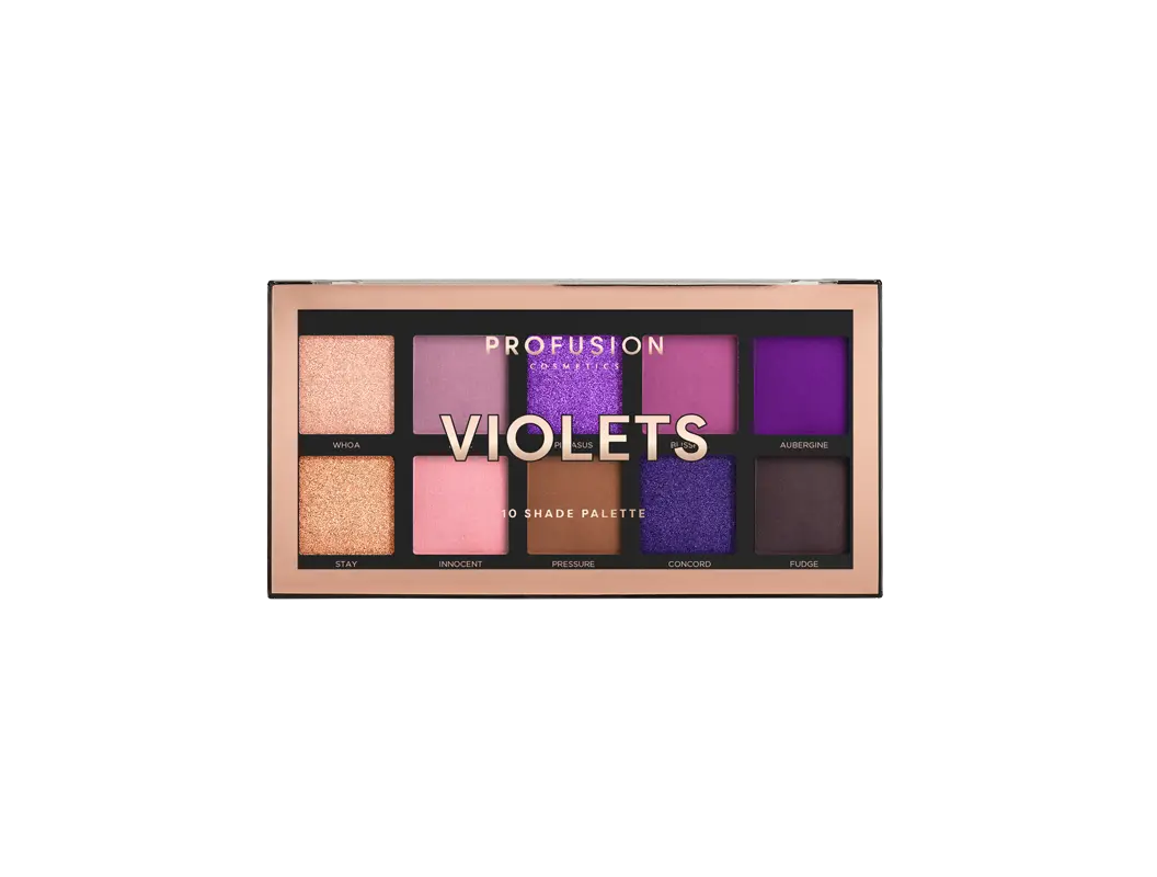 Violets 10 shade palette