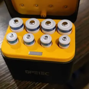 SPELEC 8-Pack 1.5V Rechargeable Batteries with Fast Charger 3600mAh AAA & 1300mAh AA Batteries Smart LED Display
