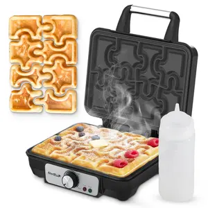 Puzzle Waffle Maker by StarBlue – Fun Playful Puzzle-Shaped Waffles