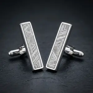 Nebula Bar - Muonionalusta Meteorite - Cufflinks