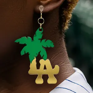 Los Angeles Earrings, LA Jewelry, Cali-Inspired Accessories, California Statement Earrings, Palm Trees, Tropical Unique Jewelry, Angeleno