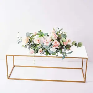 2-Pack White Acrylic Plexiglass Sheets 32"x11" Rectangular Side Plates - Protective Film Coating