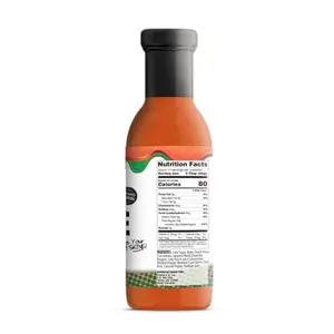 Kosmos Q Peach Jalapeno BBQ Glaze, Sweet and Spicy BBQ Sauce for Pork, Ribs, Chicken, or Brisket, Competition-Ready Barbecue Glaze with Real Peach and Jalapeno Flavor, American Made, 16 Oz Bottle