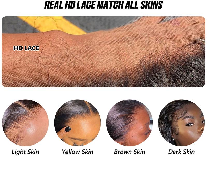 OQHAIR Ocean Wave Hair Wear Go Glueless Wigs 4x6 Pre Cut HD Lace Closure Wigs With Pre Plucked Nautral Hairline