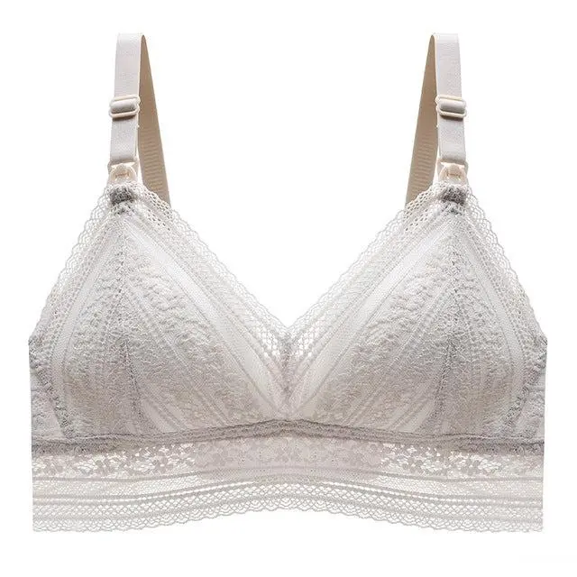 Push-Up Front Button Nursing Underwear