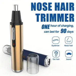 Rechargeable Nose Ear Hair Trimmer Face Eyebrow Mustache Beard Shaver Clipper