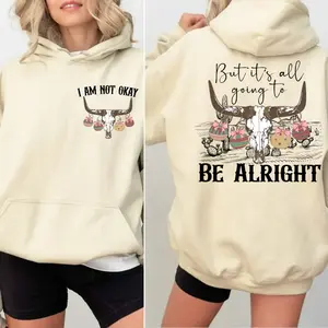 Christmas Inspired Shirt, 2 Sides Hoodie, Country Music Festival Outfit, Unisex Sweater Pullover Tee Womenswear Sweatshirts Tops Long Sleeve