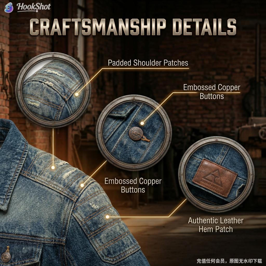 Men's Blue Denim Jacket & Jeans Matching Set, Vintage Streetwear Double Denim Outfit, Casual Regular Fit Mid-Wash Co-Ord, Trendy Spring Daily Wear, Comfortable Durable All-Denim Ensemble for Modern Men's Street Style