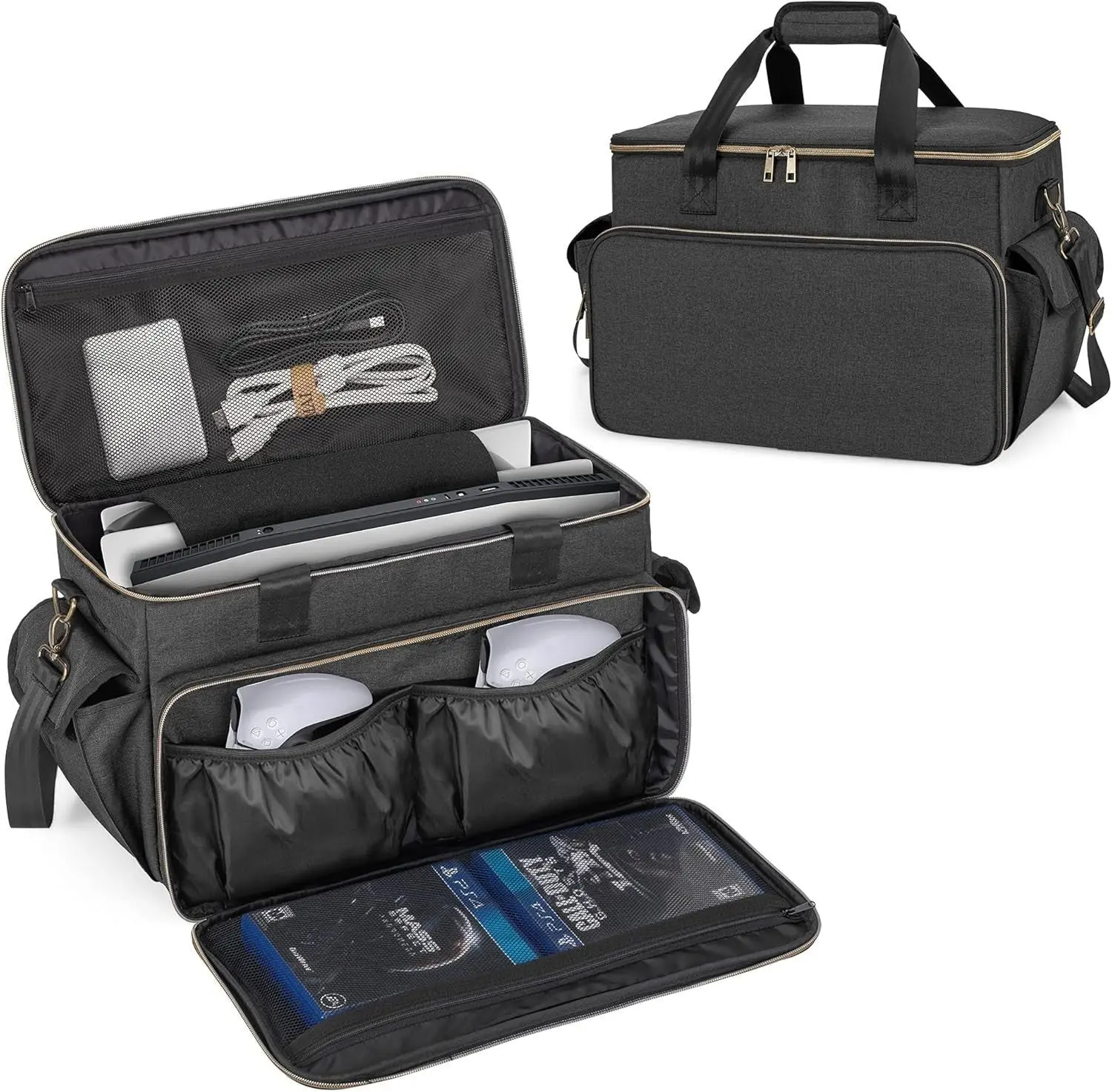 Trunab Travel Bag for PS5 Xbox Series X Console Case Storage Carrying Tote NEW