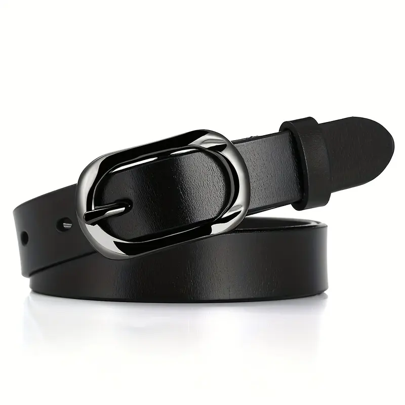 jewelry Women'S Belt, Casual Business Style, Versatile Buckle, Light Body, Daily Commute & Weekend Accessory, Mature Fit