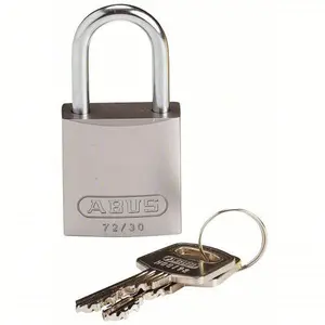 Lockout Tagout Lock, Silver, Safety-Compliant Safety Locks For Lock Out Tag Out