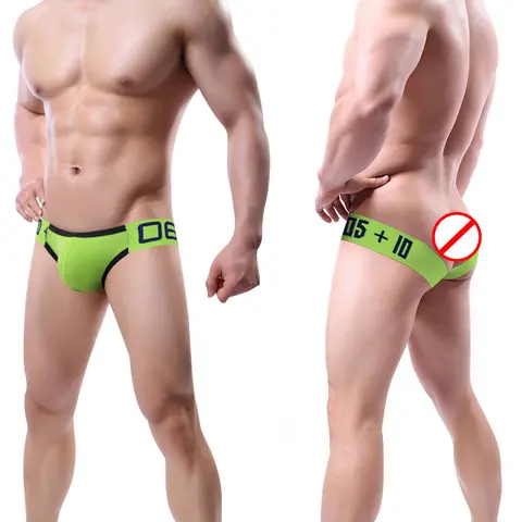 BELY Men's Low-Waist Breathable Seamless Wireless Camo Block Cotton Jockstrap Briefs - Run-Ready Fit, Sports-Infused Casual Underwear for Gym, Running