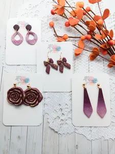 Purple Earrings