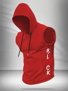 Men's Hooded Vest Regular Fit, Comfortable Lightweight Fabric, Ideal for Everyday Wear, Stylish Outdoor Apparel, Perfect for All Seasons