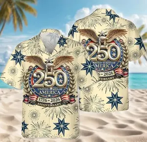 Personalized 250 United States Of America 1776 2026 Anniversary Hawaiian Shirt
