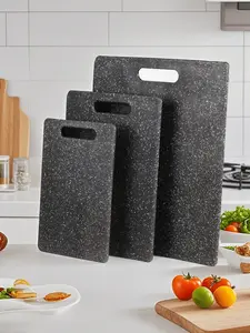3pcs.Marble-Patterned Chopping Board Set 3pcs Kitchen Food Prep Board for Cooked Uncooked Separation Household Fruit Cutting Board Safe for Kids