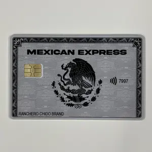 Platinum Mexican Express Debit Card Sticker Platinum Mexican Express Debit Card Sticker