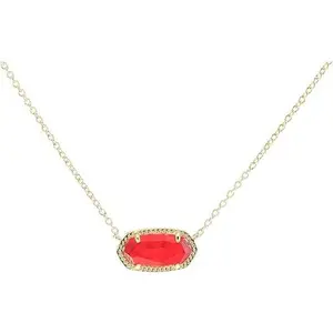 Kendra Scott Birthstone Elisa Necklace - January- Clear Berry 9608800209