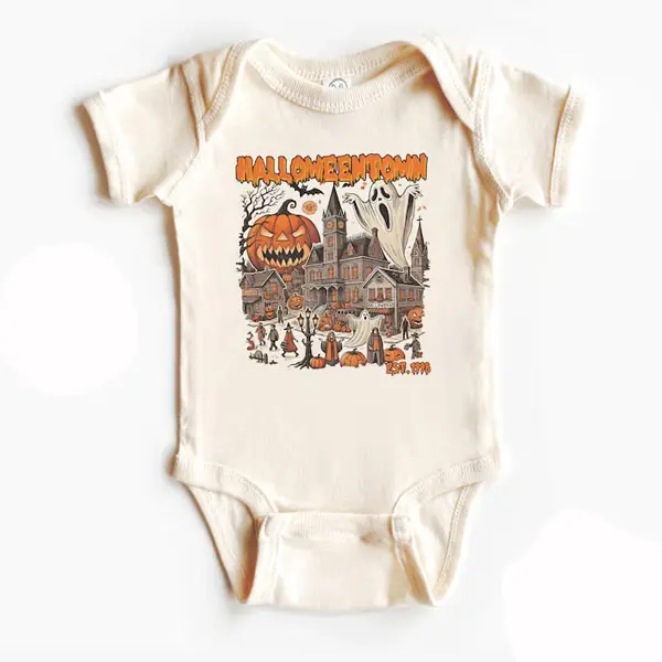 Halloween Town Toddler Shirt - Retro Halloween Kids Tee - Vintage Fall Kids Shirt - Spooky Shirt for Toddler