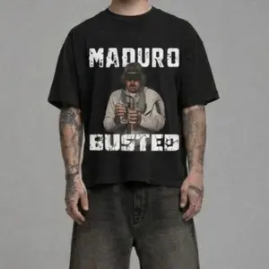 Maduro Busted TShirt, Venezuela Libre Shirt, Venezuelan Freedom Protest Shirt, USA Venezuela Tee, Satire Political Tee, Trump Maduro Shirt, Full Sizes