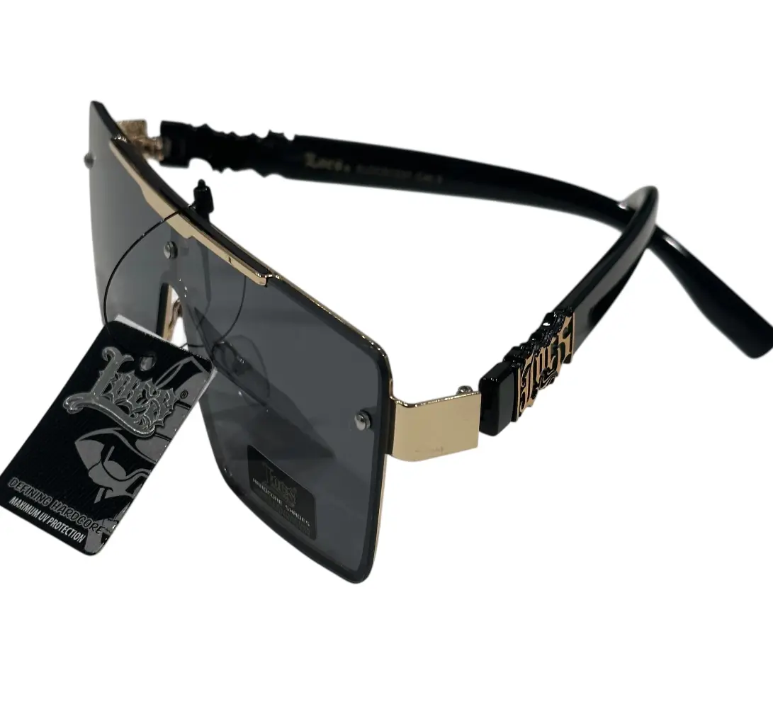 OG Hardcore UV Protection Lenses - Unisex Fashionable Sunglasses for Any Occasion with Stylish Black Frame Trendy Protective Universal Style