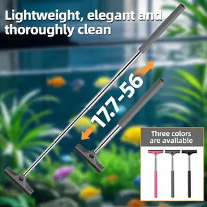 A special cleaning brush specially designed for fish tanks and sinks is equipped with a lengthened and reinforced handle, which can deeply clean fish tank walls and hard-to-reach corners and effectively remove algae.