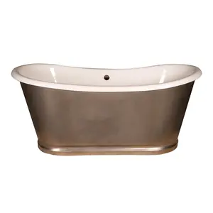 Akicon Custom Stainless Steel Bathtub  Modern Freestanding Bath Tub