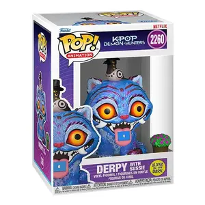 KPop Demon Hunters Style Vinyl Figure - Glow in the Dark Derpy & Sussie Collectible