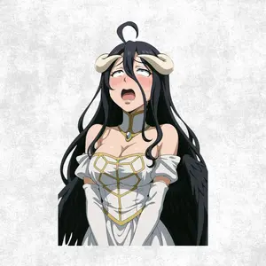 Albedo Waifu Sticker – Overlord Sexy Anime Vinyl Decal
