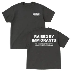 Raised By Immigrants T-Shirt, Proud Daughter Tee, Funny Hispanic Heritage Shirt, Mexican Culture Graphic Top, Unisex Statement Piece