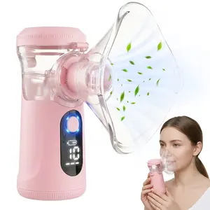 FDA Cleared Portable Handheld Mesh Nebulizer – Adults Device for Asthma, Travel Case, Atomiser Holder for Children