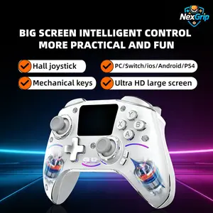 Elite Wireless Gaming Controller with Hall Effect Joystick 4 Programmable Back Buttons RGB Light for Enhanced Gaming Experience
