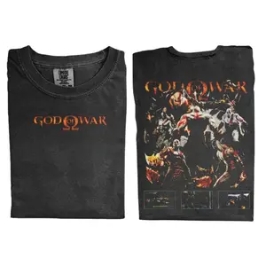God of War Vintage Gamer Shirt, Retro Action Adventure Graphic Tee, Warrior Game Fan Shirt