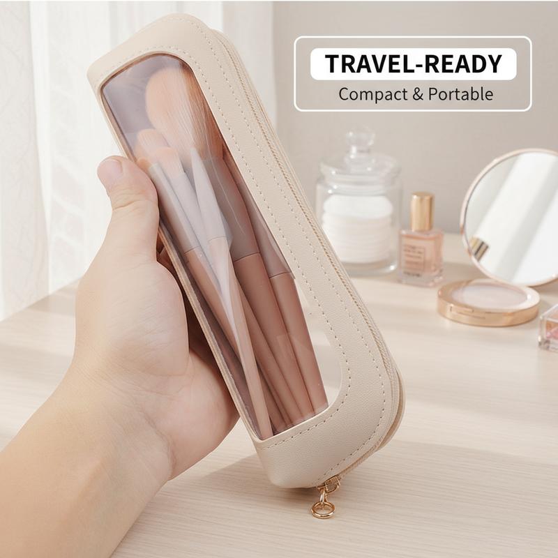 2-Pack Portable Cosmetic Storage Bag, Zipper Storage Bag , Versatile Storage Stationery, Travel Storage Bag