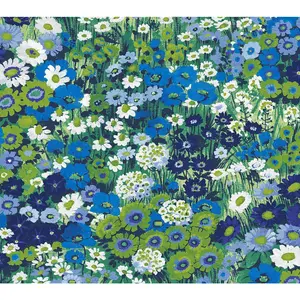 NextWall Floral Meadow Peel and Stick Wallpaper