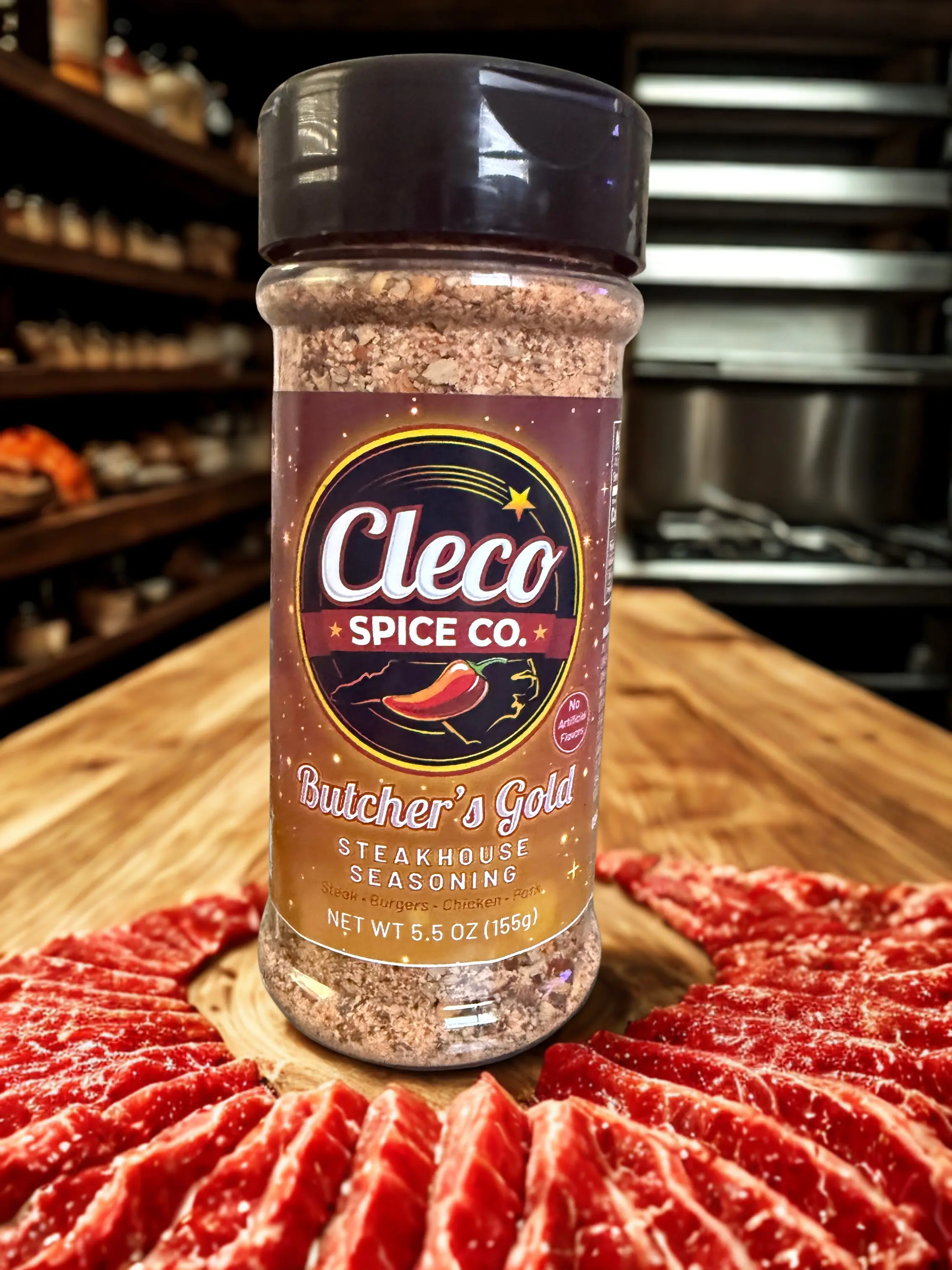 Butcher’s Gold - Premium Steakhouse Seasoning for Bold Flavor on steaks, Burgers & Grilled Meats - Spice Beef Onion Garlic