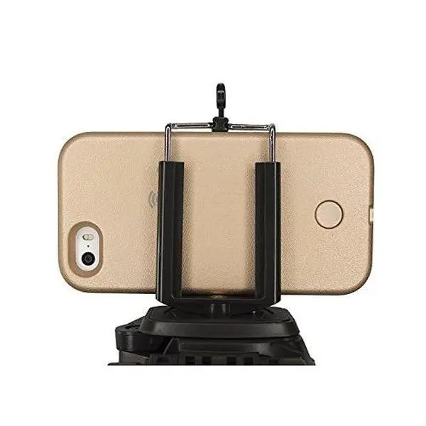 USED-Cell Phone Tripod Adapter - Compatible with ePhone Tripod Mount SE 6 6S Plus 5 5S 5C 4 4s Clip Holder Connector Stand Bracket Head Smartphone Attachment Galaxe S10 S9 S8 S7 S6 S5 S4 S3 S2
