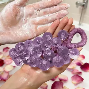 [Precious Gift Box]Grape Cluster Handmade Soap - Gentle Cleansing Moisturizing Care with Fresh Long Lasting Scent Perfect Gift for Friends and Loved Ones