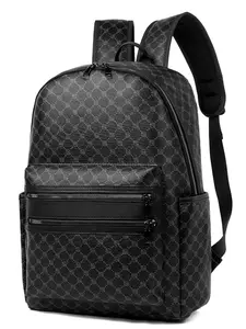 New Large Capacity Circle Pattern Backpack, Simple Fashion Casual Men's Backpack, Ideal for Students, Office Commute, Short Trips