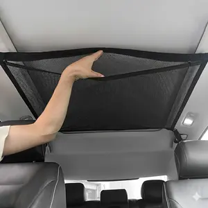 Universal Car Roof Storage Net for Sedan & SUV, Heavy-Duty Anti-Slip Hook, Multi-Function Organizer Bag, Optimize Car Interior Space, Long Trip & Daily Use, Auto Accessory, Universal Automotive Accessories