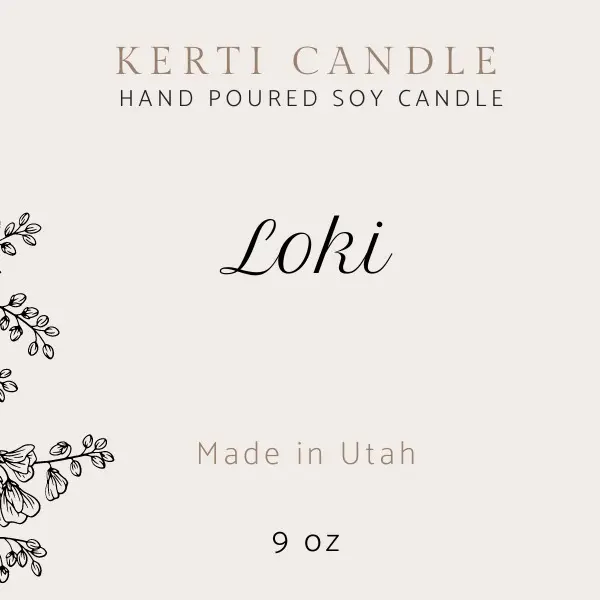 Loki Candle