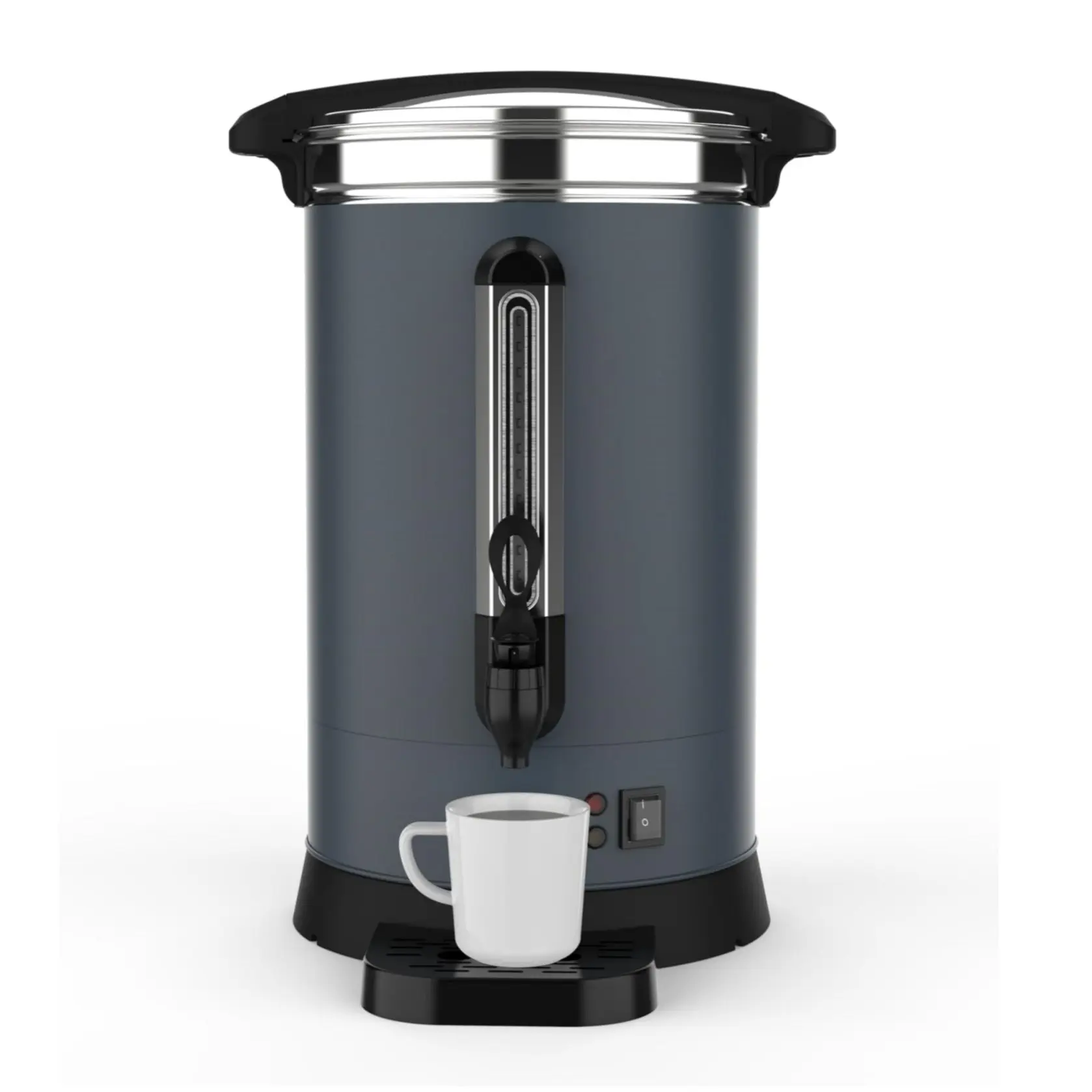 【GARVEE】Commercial Coffee Urn with Double Wall Insulation, Available in 12L and 18L Capacities, Stainless Steel, Perfect for Weddings, Gatherings, Buffet Catering, and Large Events, Hot Coffee and Water Dispenser