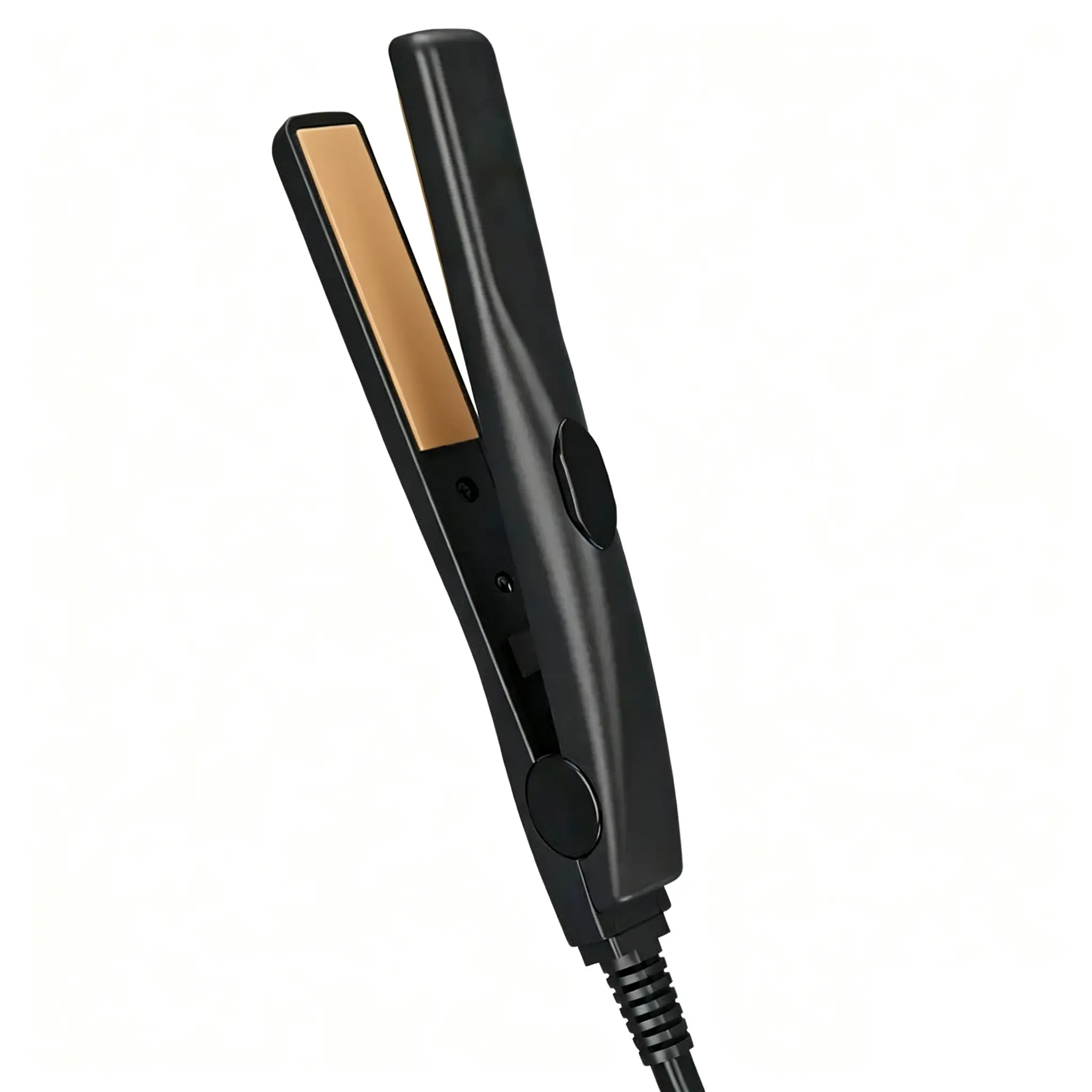 0.5-Inch Plates Pencil Flat Iron for Precision Styling, Mini 2-in-1 Styler (120V Hair Products) for Short Locks & Fringe, Portable 180°C Constant Heat Tool for Touch-Ups